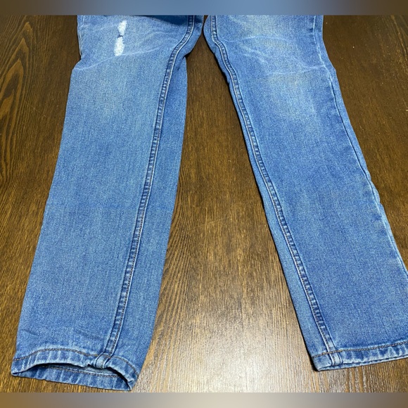 super down Ashley High Rise Jeans in Mid Blue Wash Size Medium - Picture 8 of 10